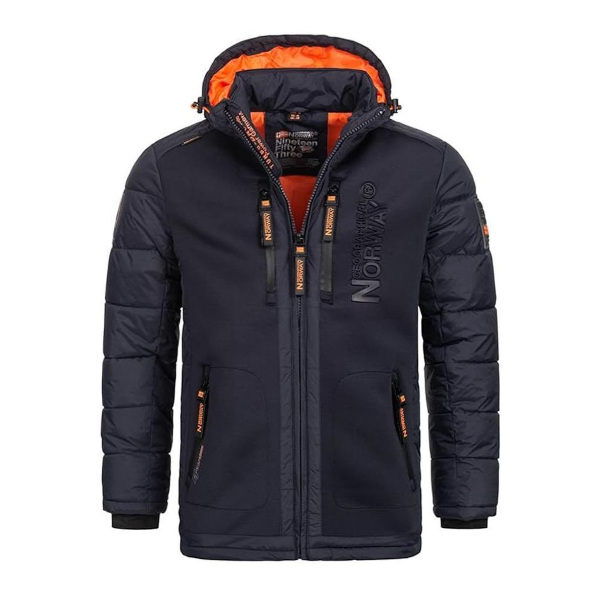 GEOGRAPHICAL NORWAY Doudoune Marine/Noire Homme Geographical Norway Beachwood WR813H