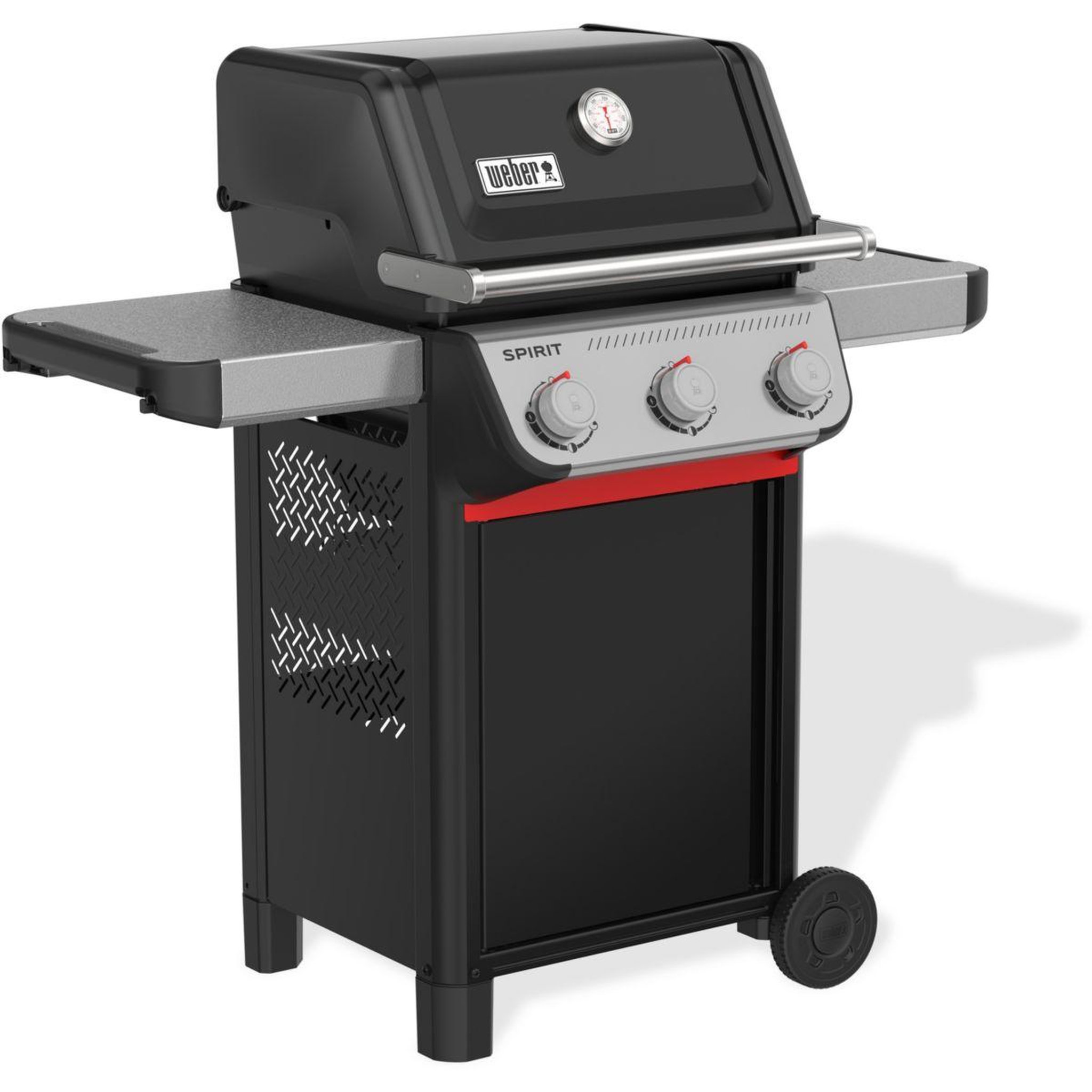 Voir la diapositive 3 : Weber Barbecue gaz spirit e-310 black 3 brûleurs sur chariot 52x45 cm