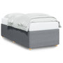 Voir la diapositive 2 : VIDAXL Cadre de lit sans matelas gris clair 100x200 cm tissu