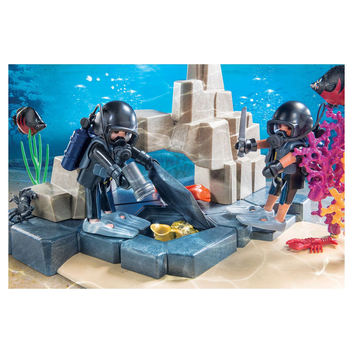 PLAYMOBIL 70011 - Superset - Unité de plongée sous-marine