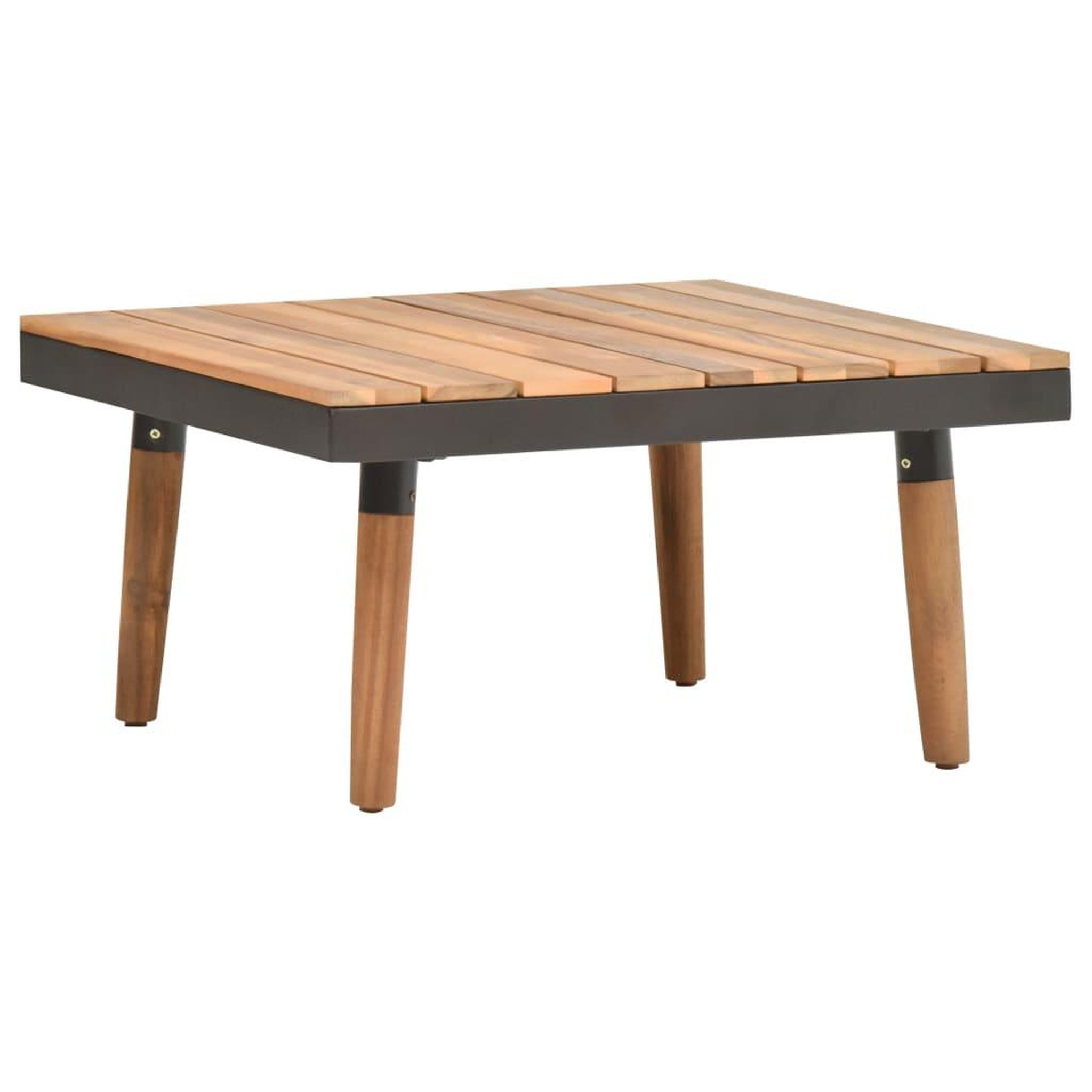 Voir la diapositive 3 : VIDAXL Salon de jardin 4 pcs avec coussins bois d'acacia solide