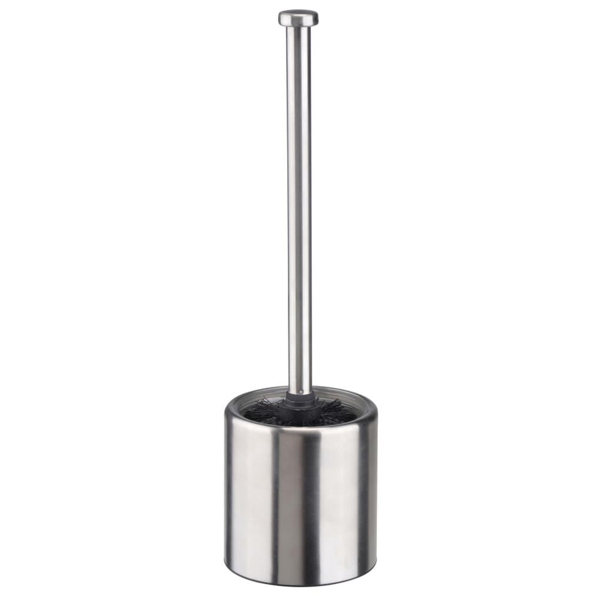 Voir la diapositive 2 : HI HI Brosse et porte-brosse de toilette 10 cm Acier inoxydable