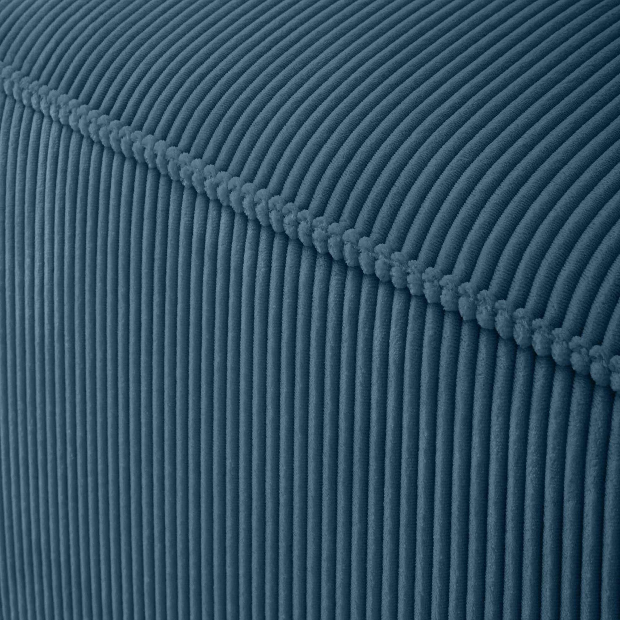 Voir la diapositive 6 : LISA DESIGN Arty - canapé modulable d'angle droit 4 places - en velours côtelé