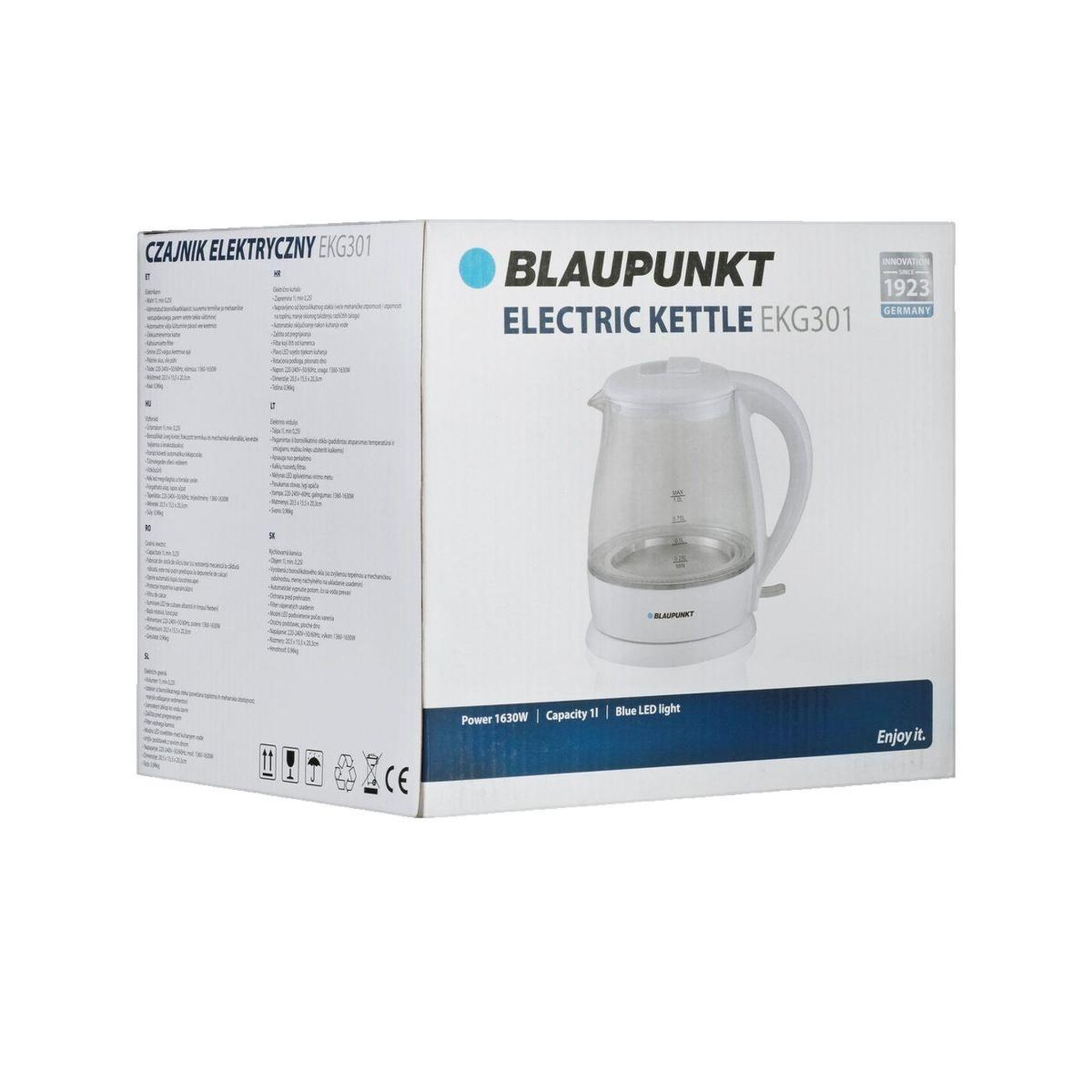 Voir la diapositive 2 : BLAUPUNKT Bouilloire Blaupunkt EKG301 1 litre