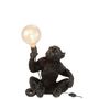 Voir la diapositive 3 : Paris Prix Lampe à Poser Déco  Singe Assis  37cm Noir