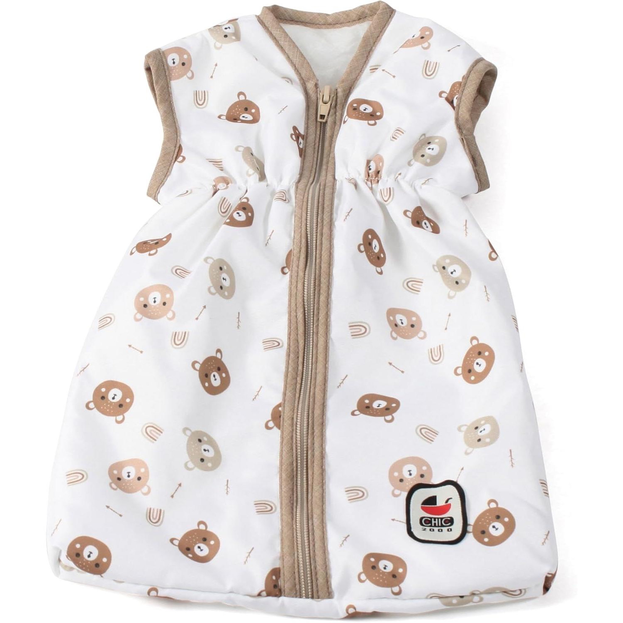 BAYER CHIC 2000 Gigoteuse pour poupées Beige avec oursons