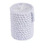 Paris Prix Bougie Pilier Effet Cordage  Blue Wave  8cm Bleu Clair