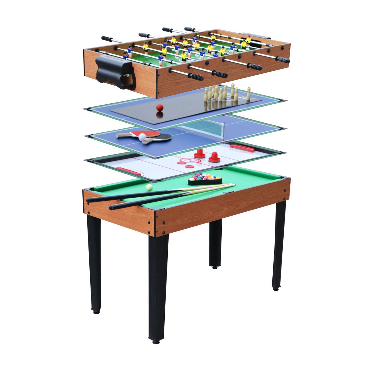 Table multi jeux 5en1