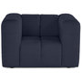 Voir la diapositive 3 : LISA DESIGN Suzano - fauteuil en tissu texturé
