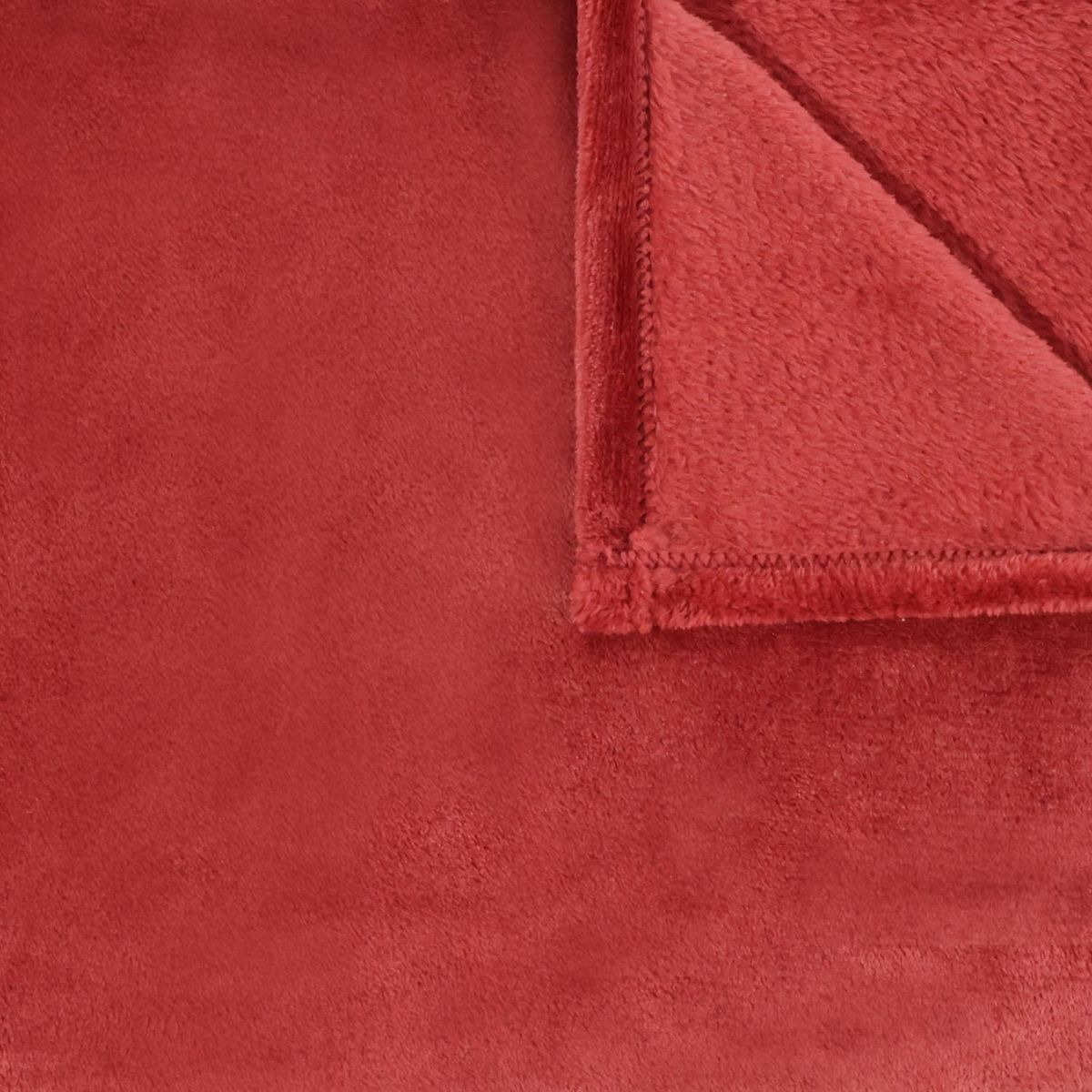 ACTUEL Plaid uni en polyester COLORAMA 