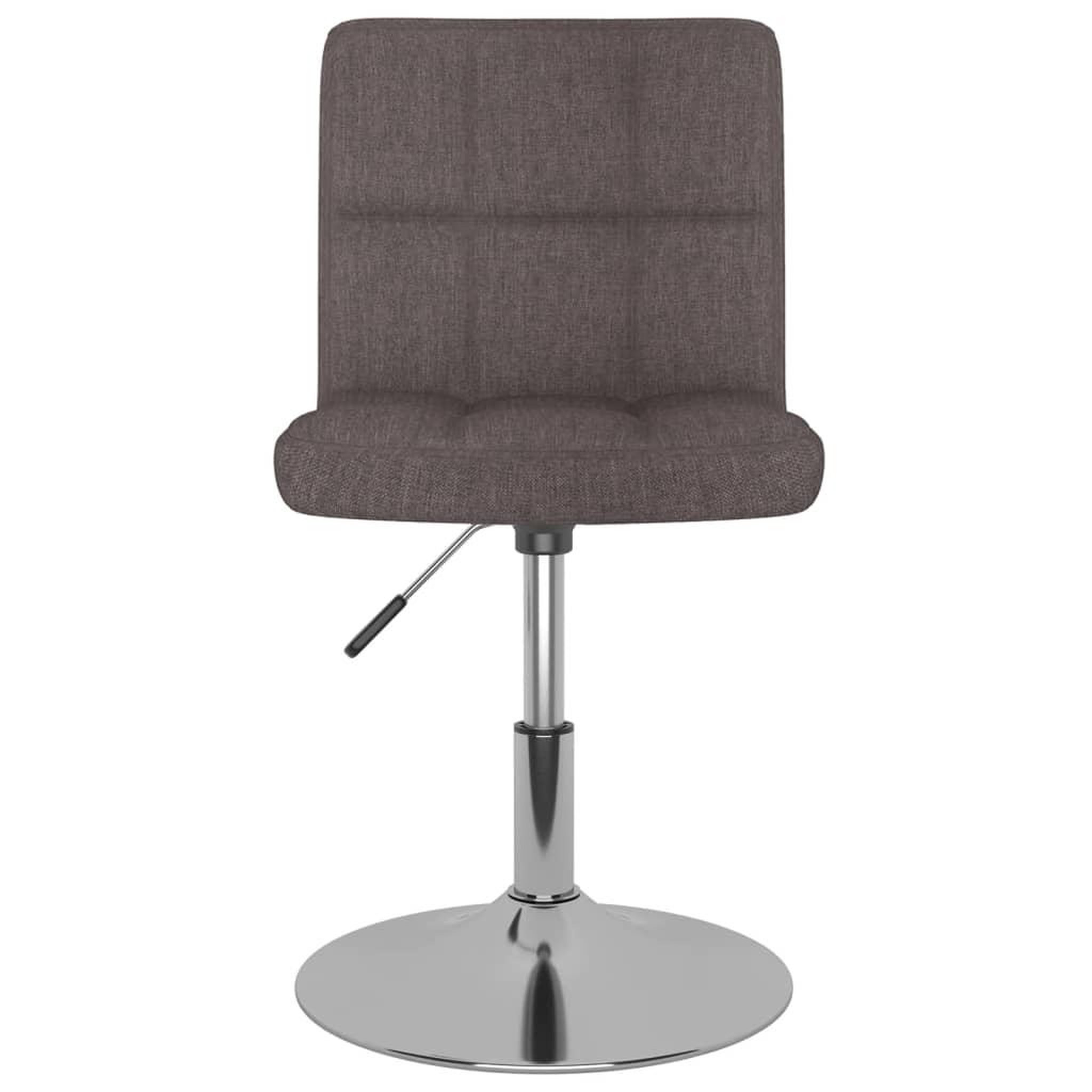 Voir la diapositive 4 : VIDAXL Chaises pivotantes a manger lot de 2 taupe tissu