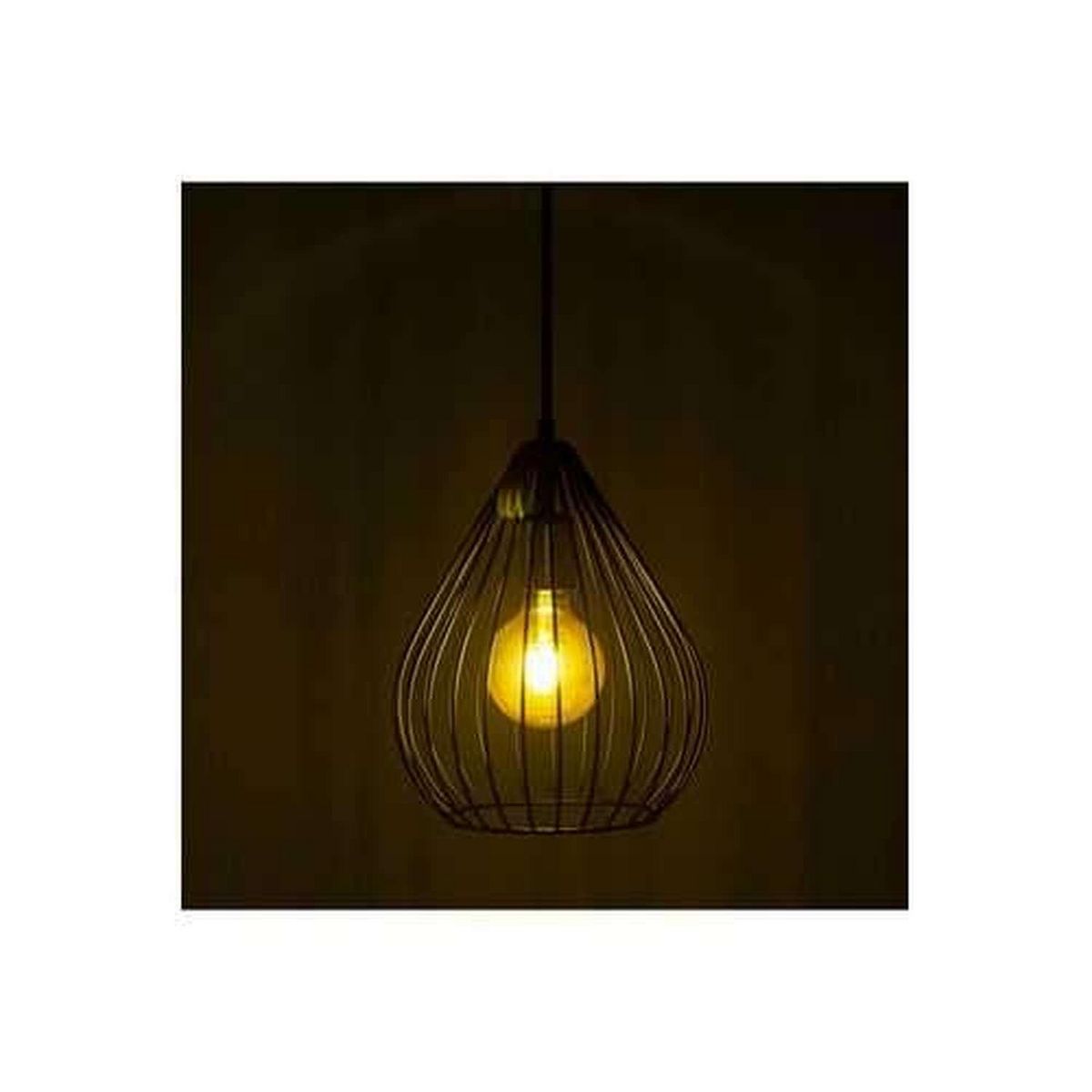 TOILINUX Suspension Antalya en métal - Noir