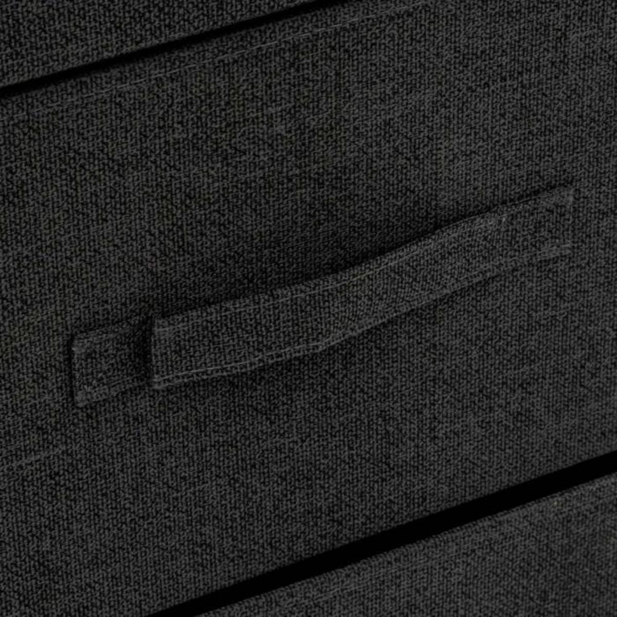 FIVE Meuble de Rangement 3 Tiroirs  Tissa  73cm Gris Foncé