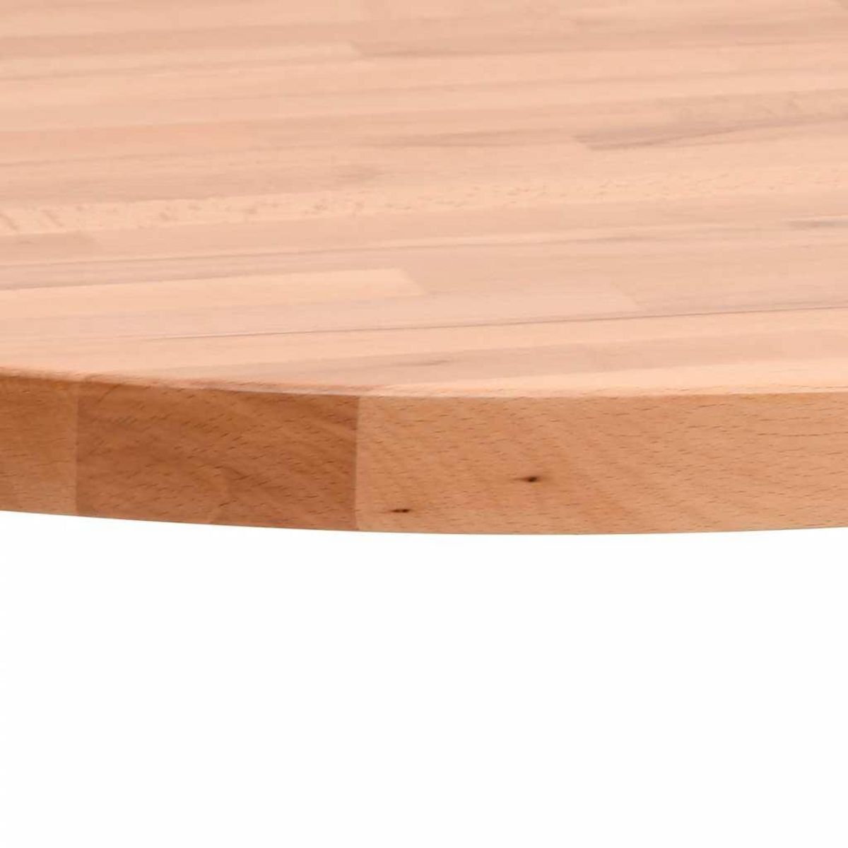 VIDAXL Dessus de table Ø70x2,5 cm rond bois massif de hetre