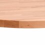 Voir la diapositive 4 : VIDAXL Dessus de table Ø70x2,5 cm rond bois massif de hetre