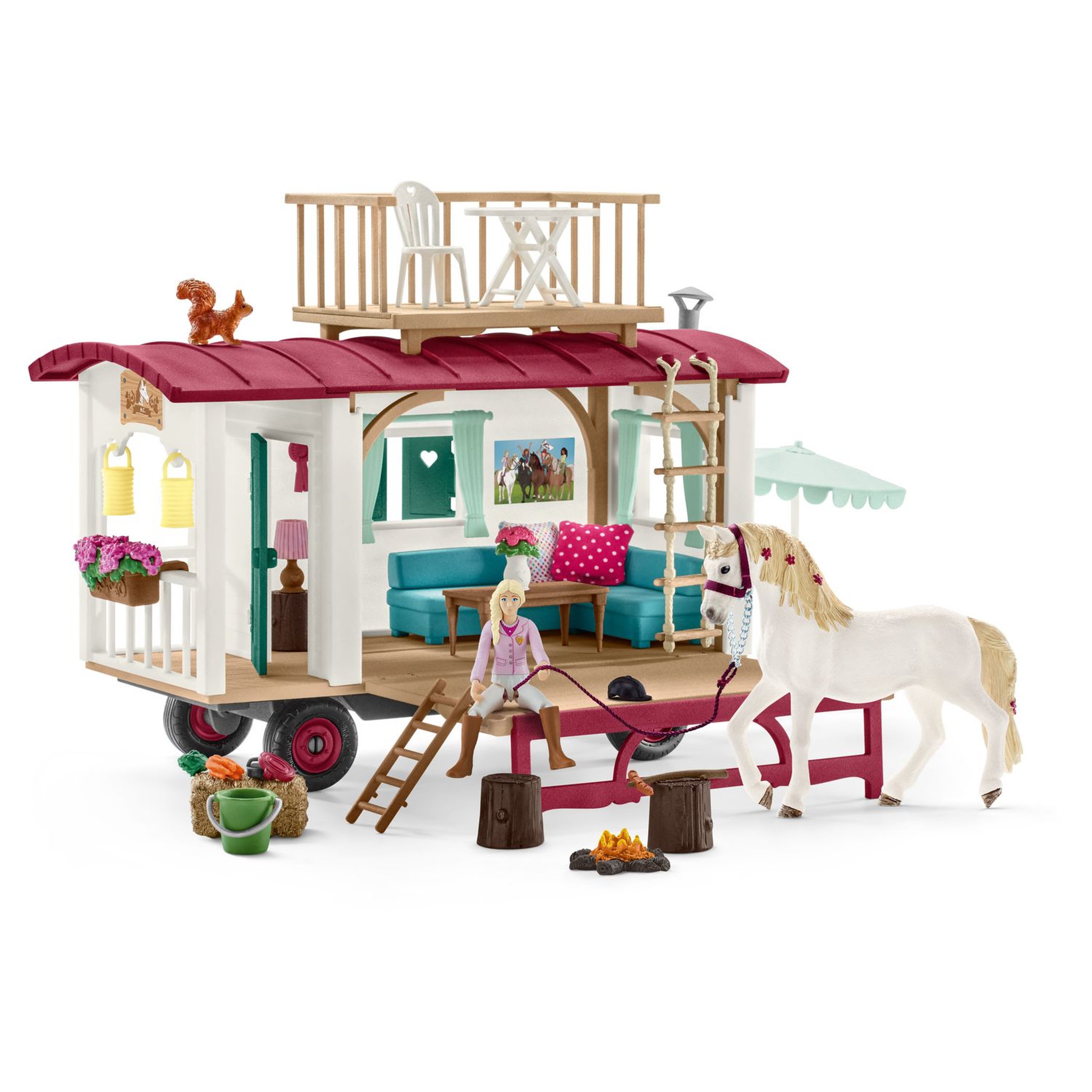 Voir la diapositive 2 : Schleich CARAVANE RENCONTRES  SECRETES