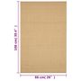 Voir la diapositive 6 : VIDAXL Tapis Sisal naturel 66x100 cm
