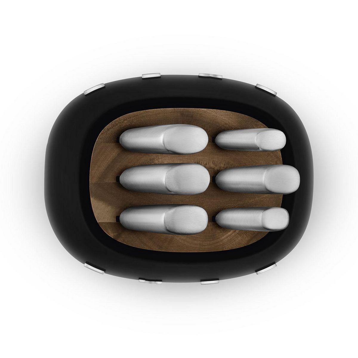 SMEG Bloc de 6 couteaux noir - KBSF02BL