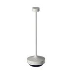 Lumisky Lampe de table sans fil LED RUBY Blanc Aluminium H25cm