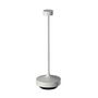 Voir la diapositive 1 : Lumisky Lampe de table sans fil LED RUBY Blanc Aluminium H25cm