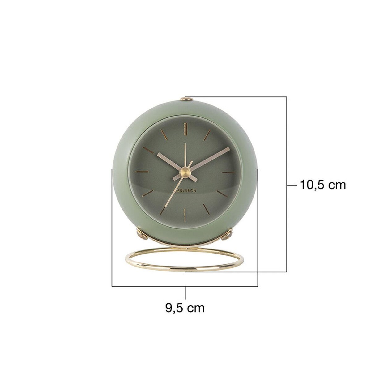 Karlsson Réveil globe MUNDO