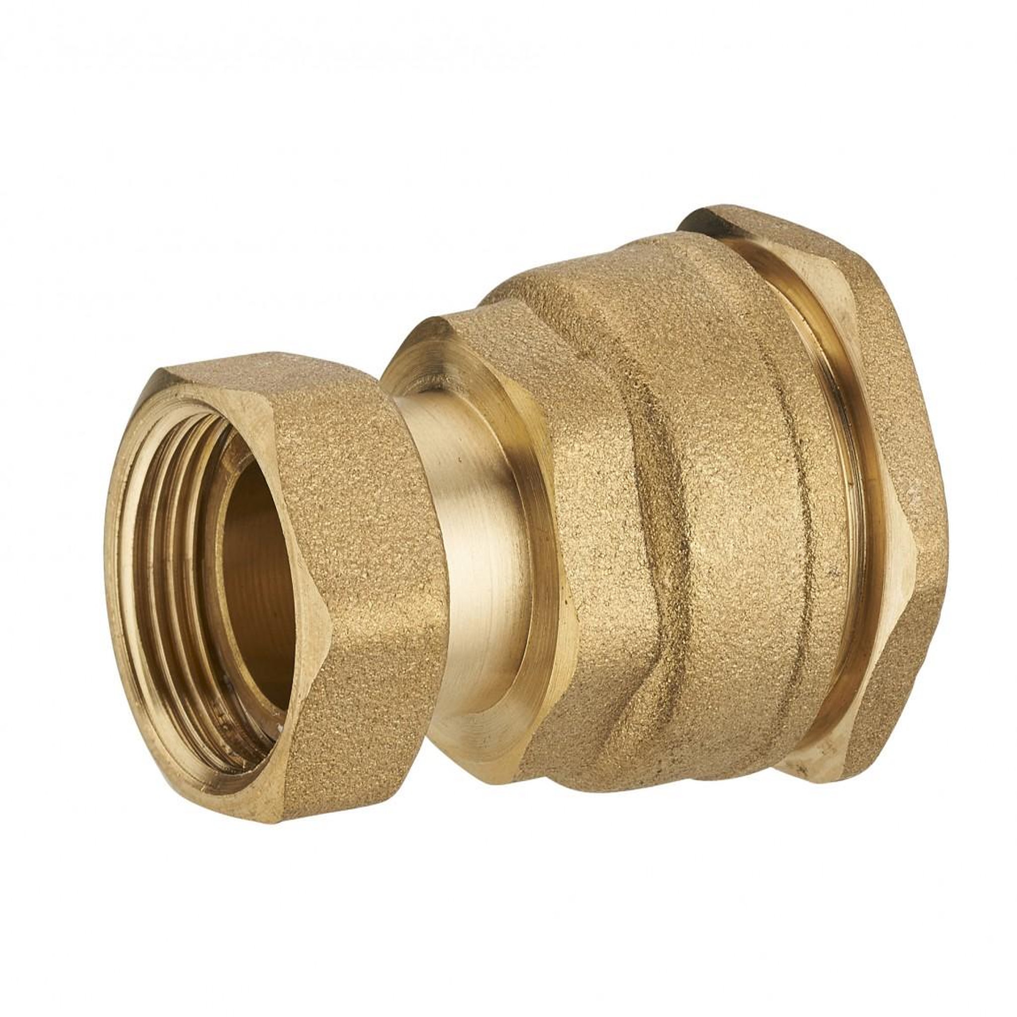 CENTRALE BRICO Manchon de raccordement à compression laiton F 20 x 27 pour tube en polyéthylène