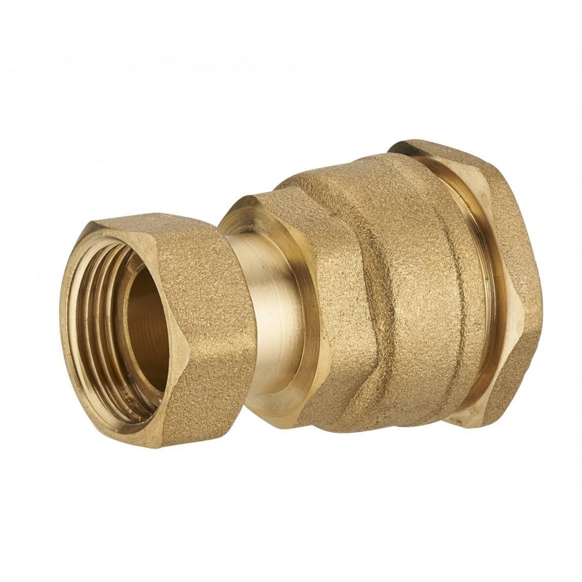 CENTRALE BRICO Manchon de raccordement à compression laiton F 20 x 27 pour tube en polyéthylène