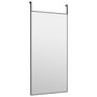 Voir la diapositive 3 : VIDAXL Miroir de porte Noir 50x100 cm Verre et aluminium