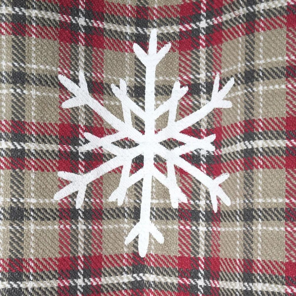 STOF Rideau à œillets 140x260 cm Megève rouge coton