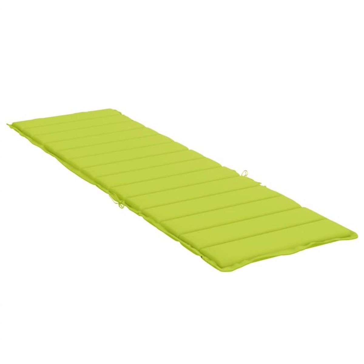 VIDAXL Coussin de chaise longue vert vif 200x70x3 cm tissu oxford