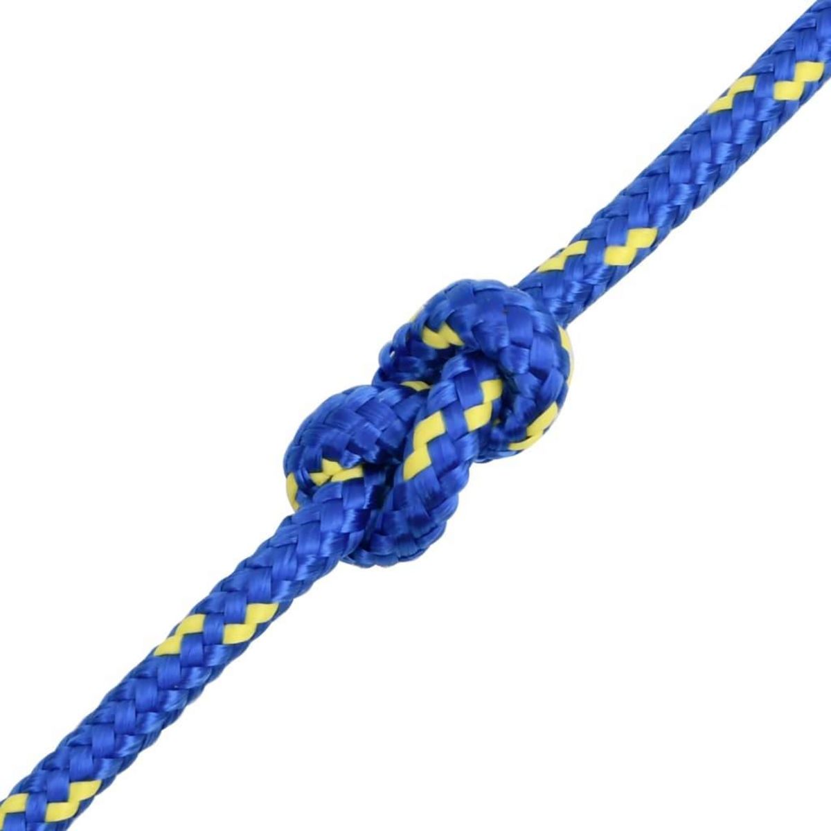 VIDAXL Corde de bateau Bleu 8 mm 50 m Polypropylene