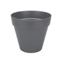 Voir la diapositive 1 : ELHO Pot de fleurs rond Loft Urban avec roues Ø 50 x H.44 cm - Anthracite