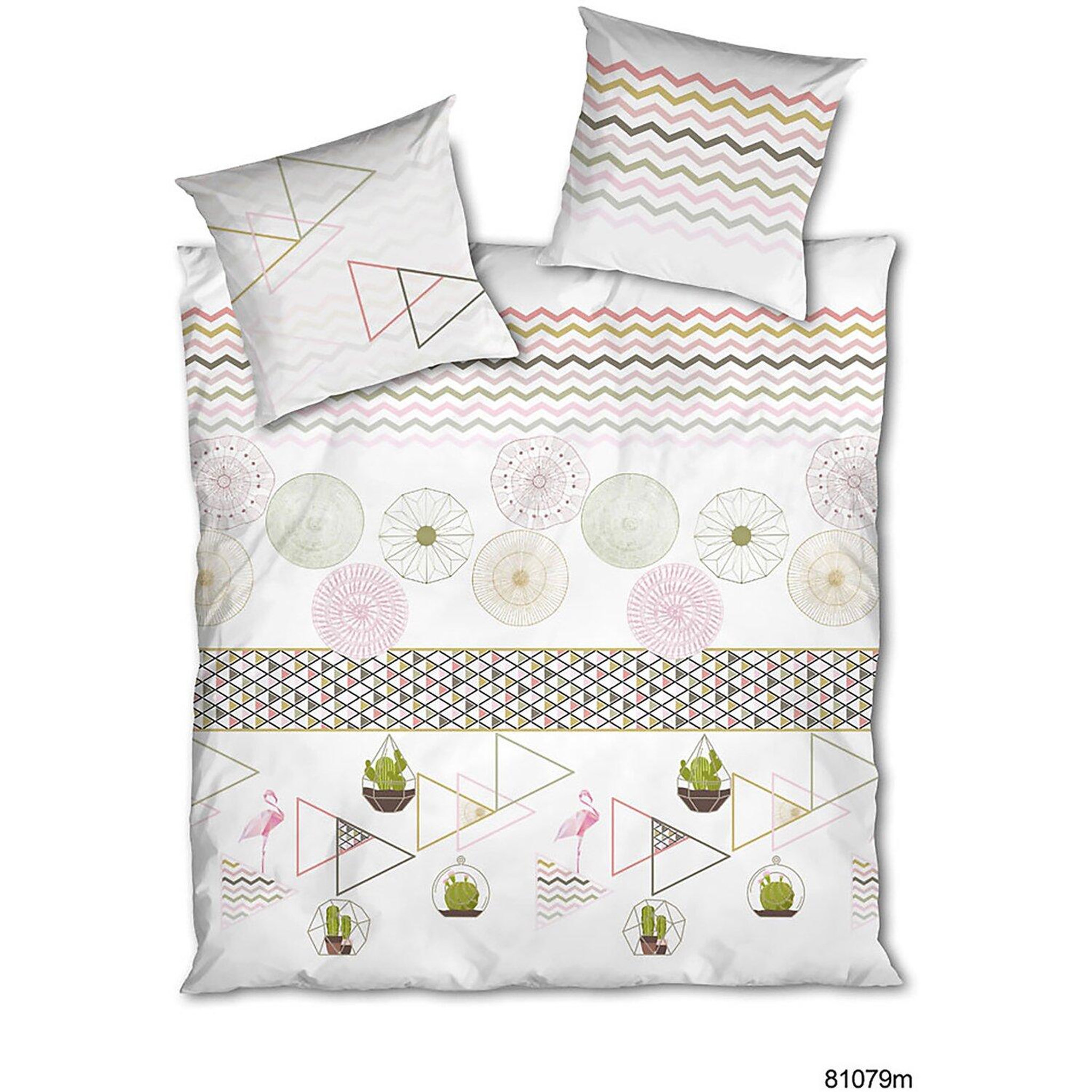 Voir la diapositive 2 : Home collection Housse de couette parureavectaies uni