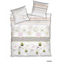 Voir la diapositive 2 : Home collection Housse de couette parureavectaies uni