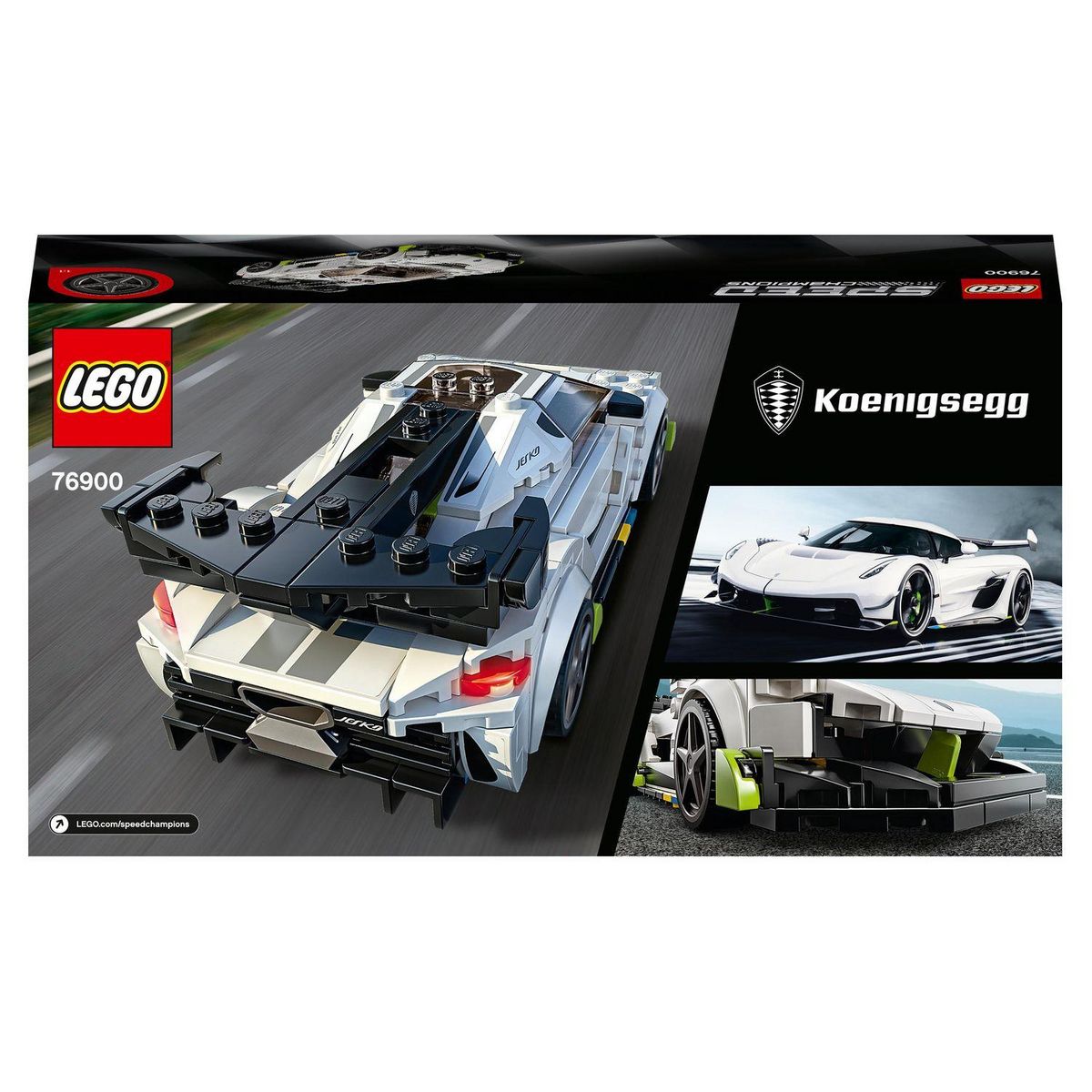 LEGO Speed Champions 76900 - Koenigsegg Jesko, Jouet voiture de course avec mini figurine de pilote en combinaison - pour enfants de 6 ans et plus