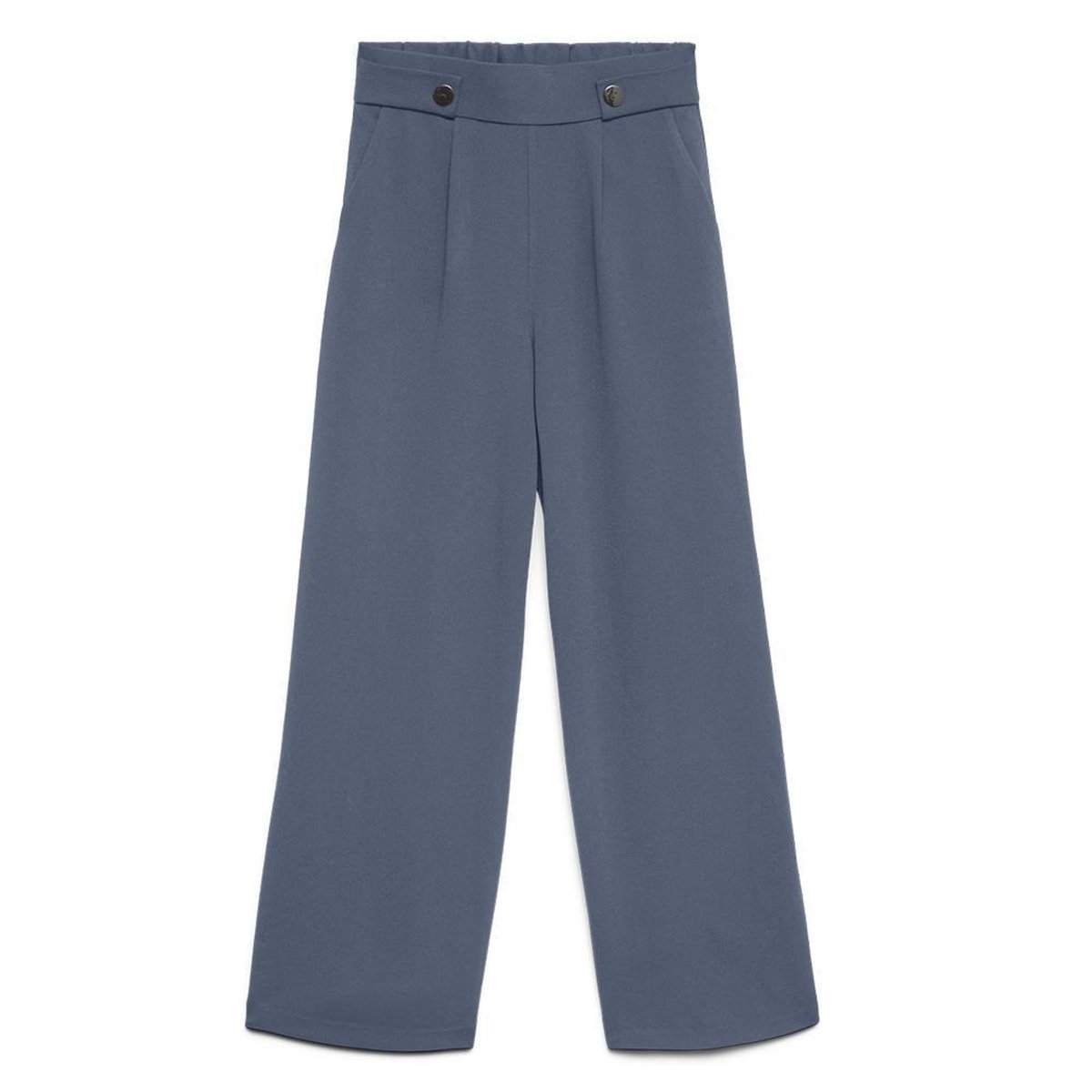Vero Moda Pantalon Bleu Femme Vero Moda May Button