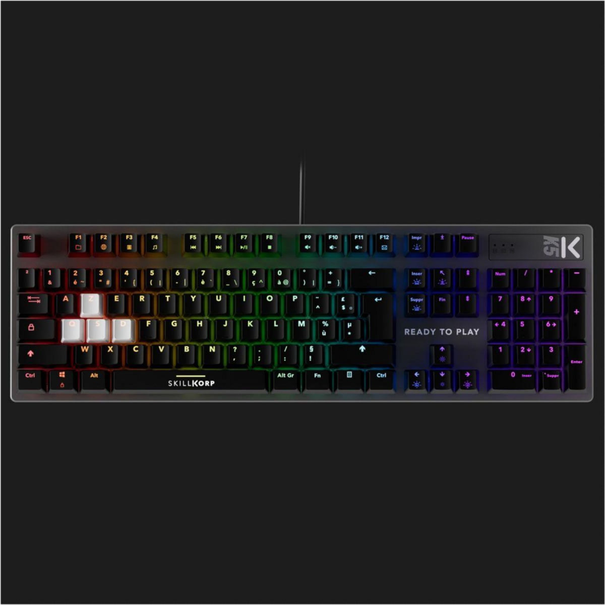 SKILLKORP Clavier gamer K5 NOIR Access