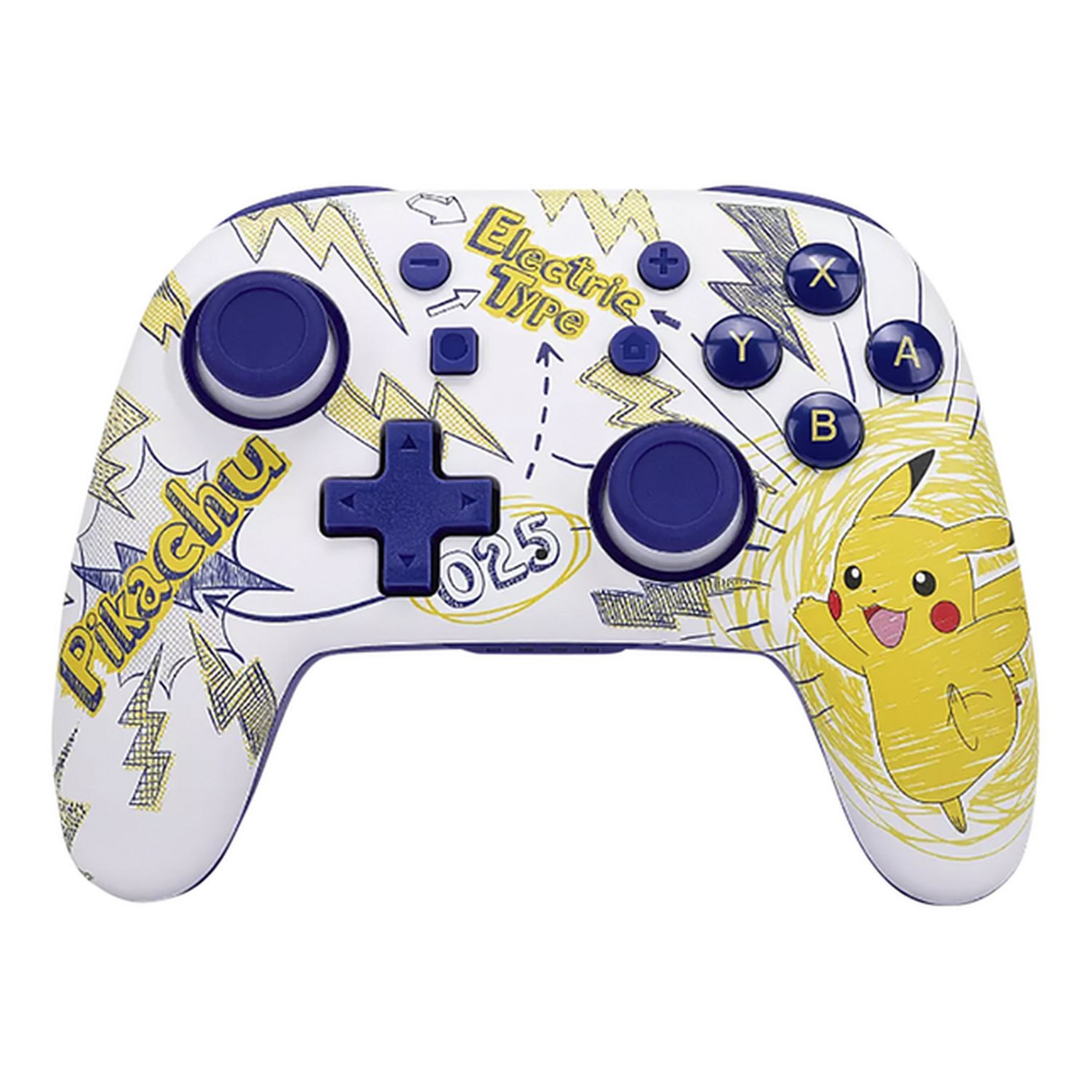 Voir la diapositive 1 : Manette Sans Fil Pikachu School Days Pokémon Nintendo Switch
