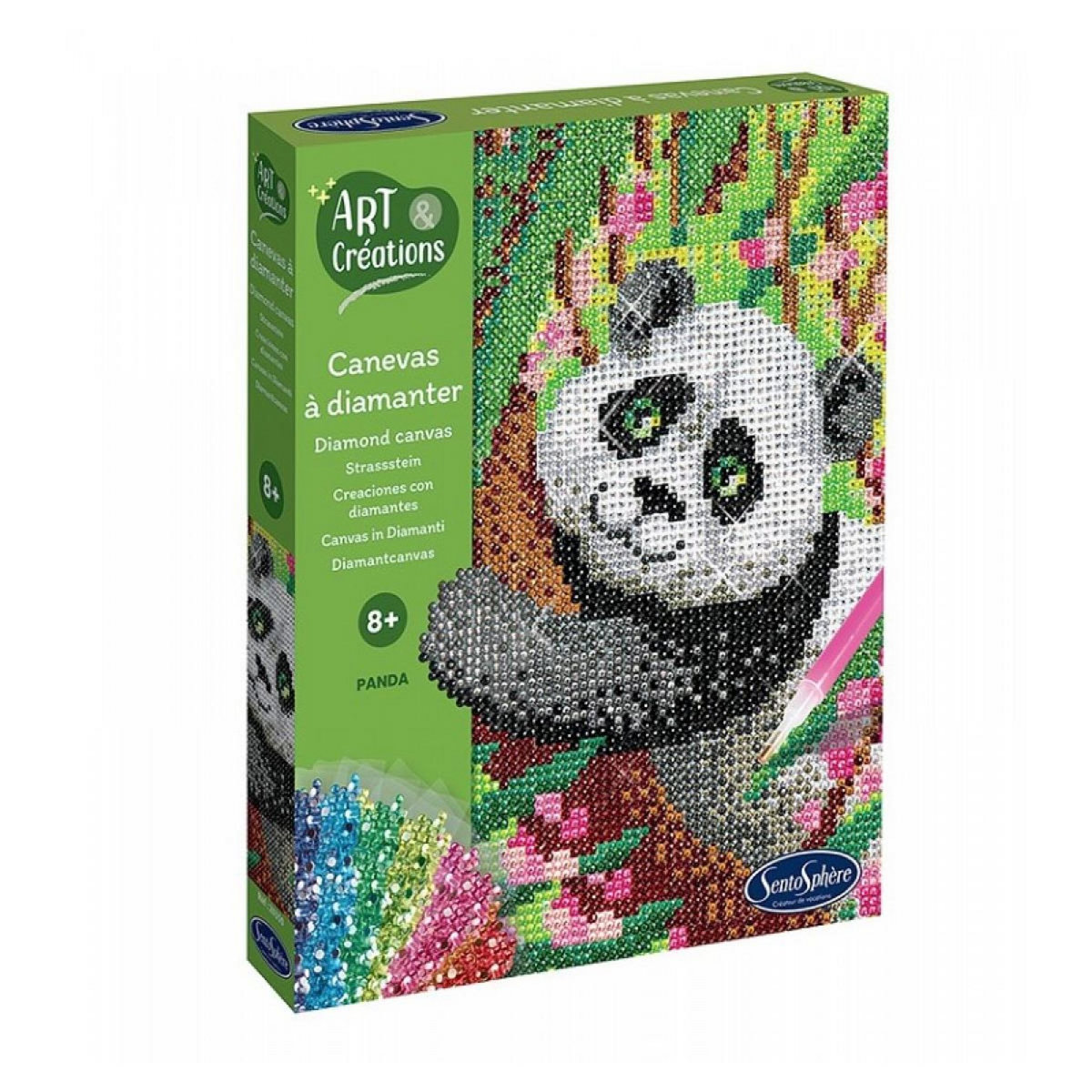Sentosphere Canevas a diamanter - Panda - Art et creations