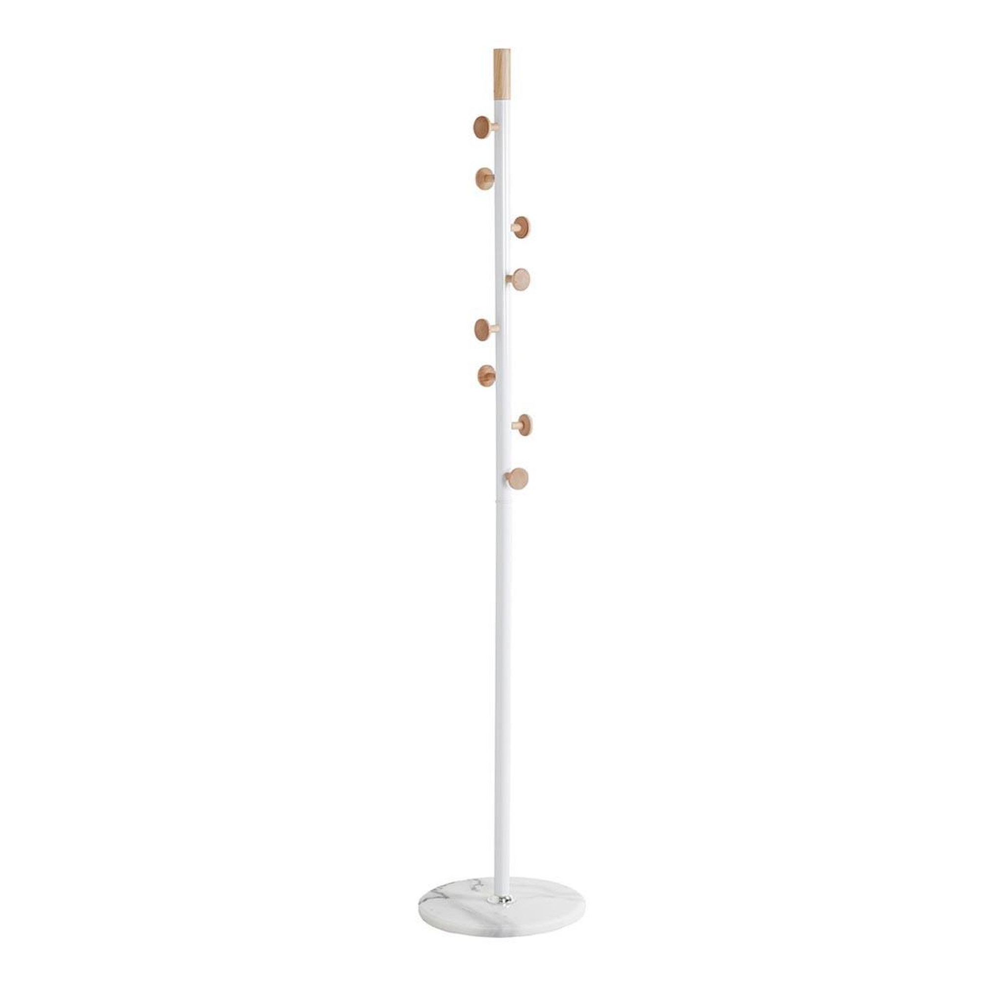 Paris Prix Porte-manteau en marbre  tahia  178cm blanc & naturel