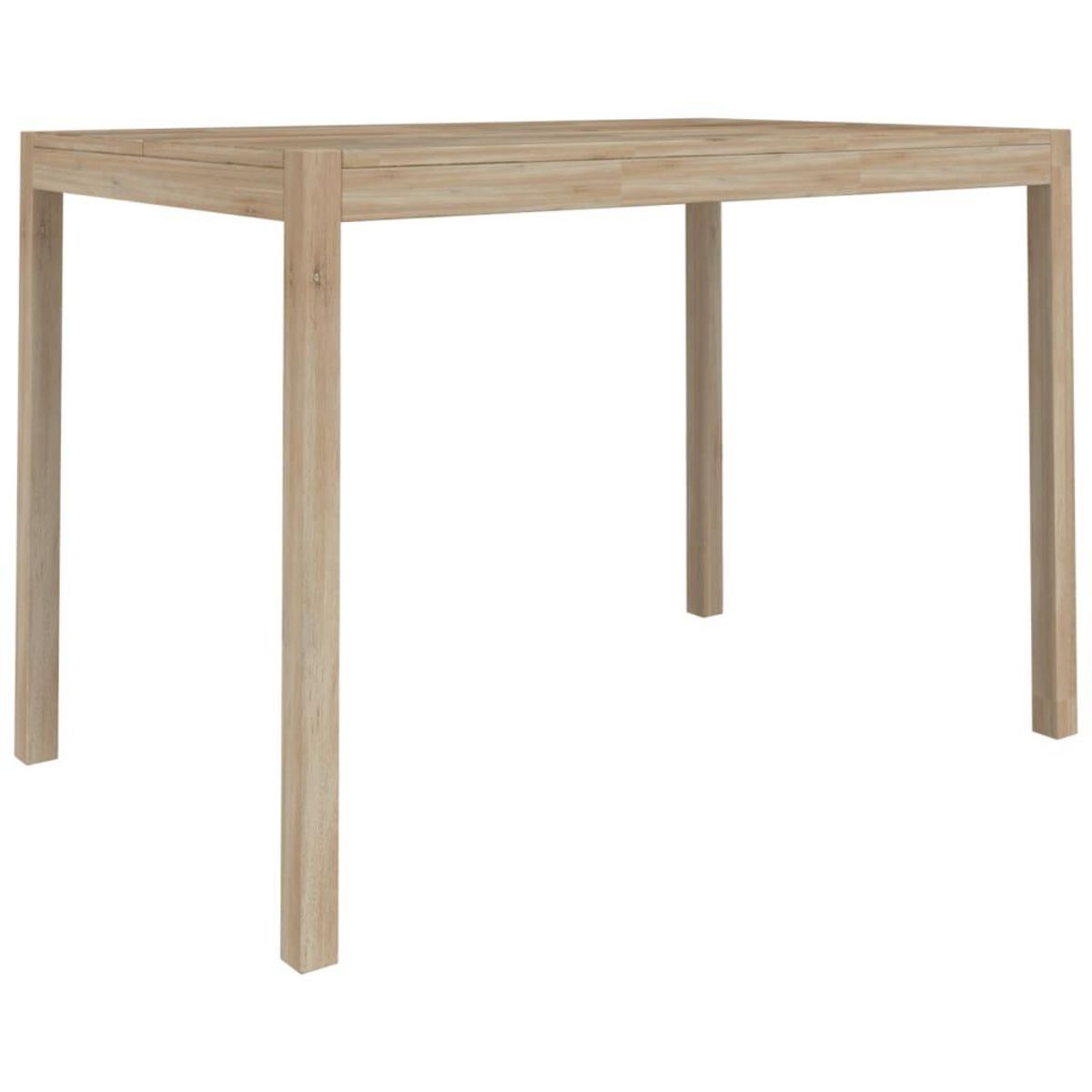VIDAXL Table a manger 110x70x75 cm bois d'acacia solide