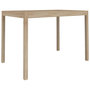 Voir la diapositive 2 : VIDAXL Table a manger 110x70x75 cm bois d'acacia solide