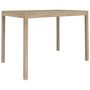 Voir la diapositive 2 : VIDAXL Table a manger 110x70x75 cm bois d'acacia solide