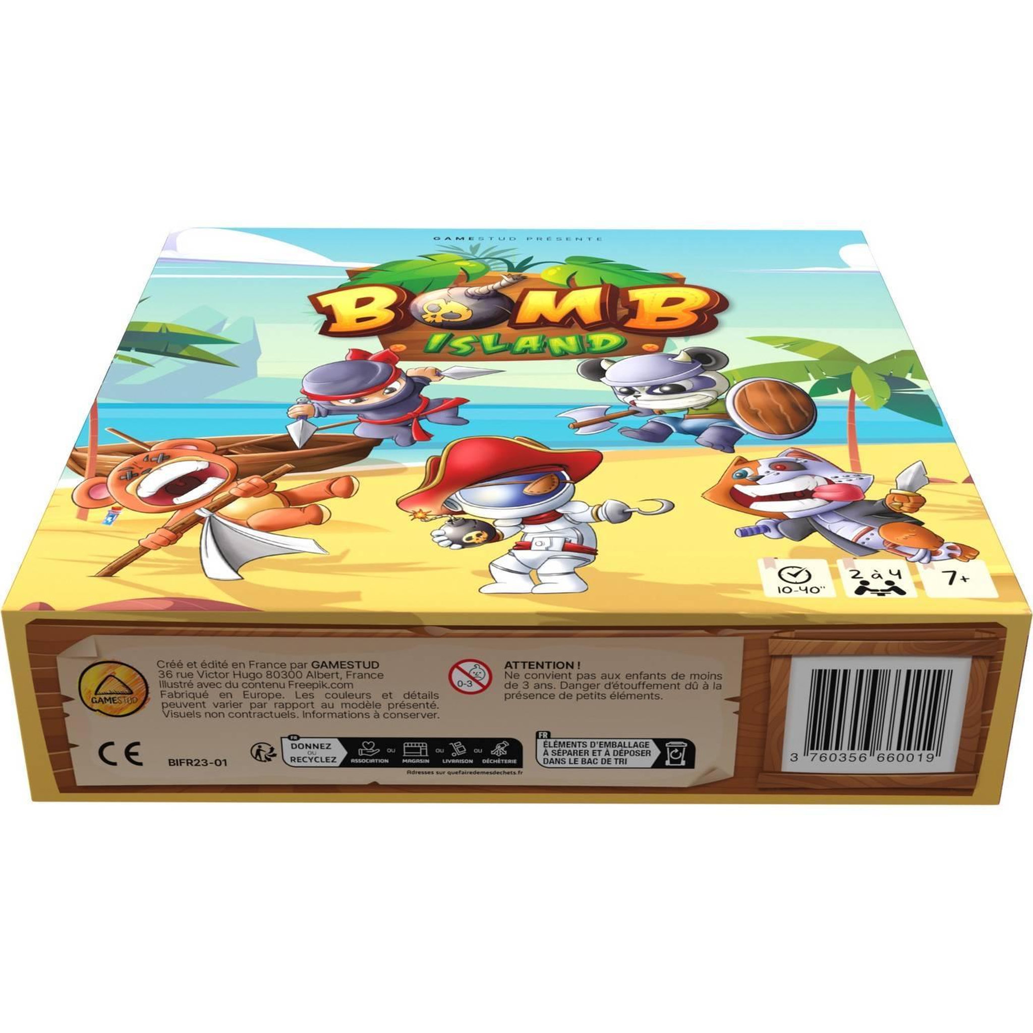 Voir la diapositive 4 : Jeu d'ambiance Gamestud Bomb Island