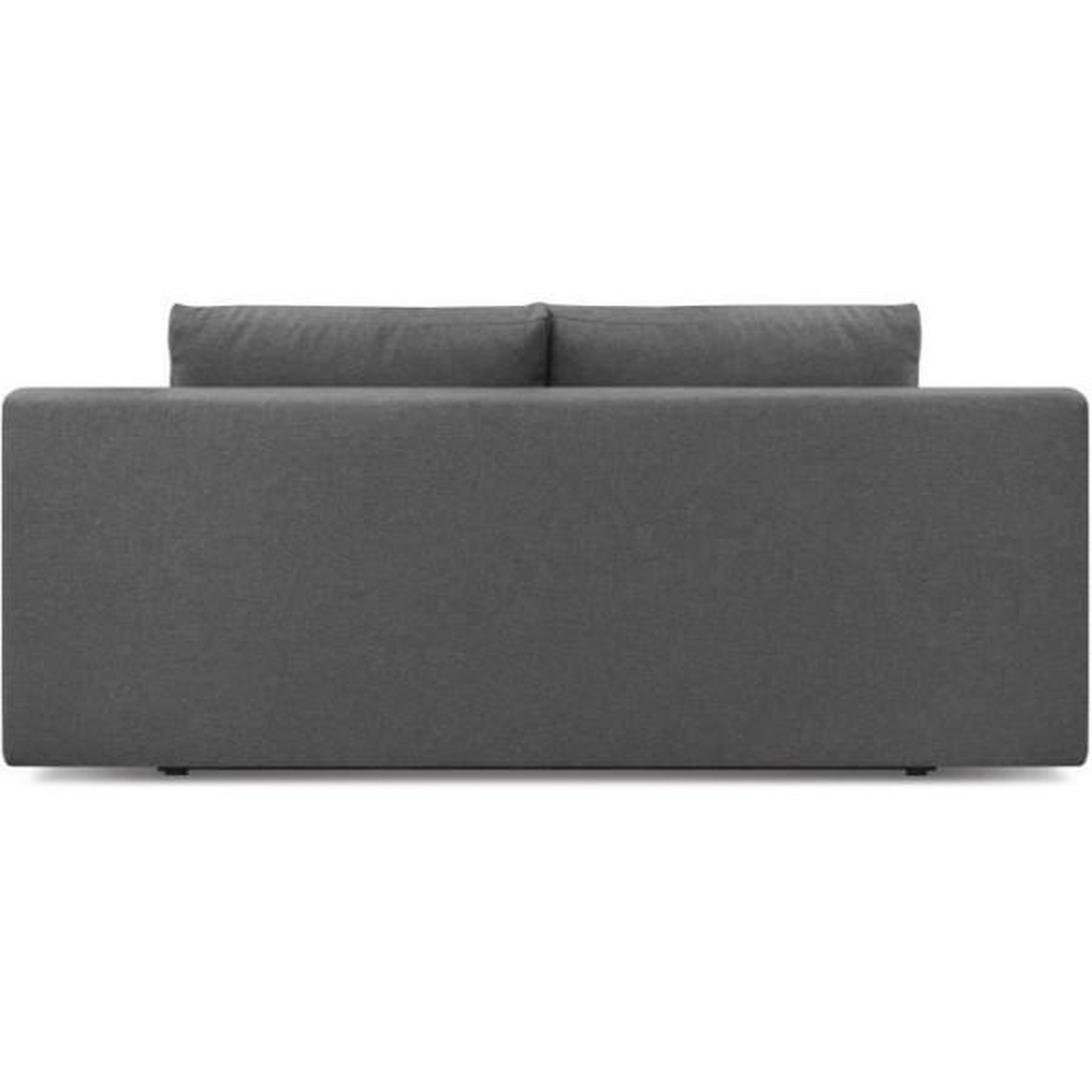 Voir la diapositive 5 : MARKET24 Banquette convertible 3 places MIKA - Tissu gris - Coffre de rangement - L 192 x H 84 x P 93 cm