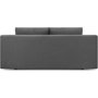 Voir la diapositive 5 : MARKET24 Banquette convertible 3 places MIKA - Tissu gris - Coffre de rangement - L 192 x H 84 x P 93 cm