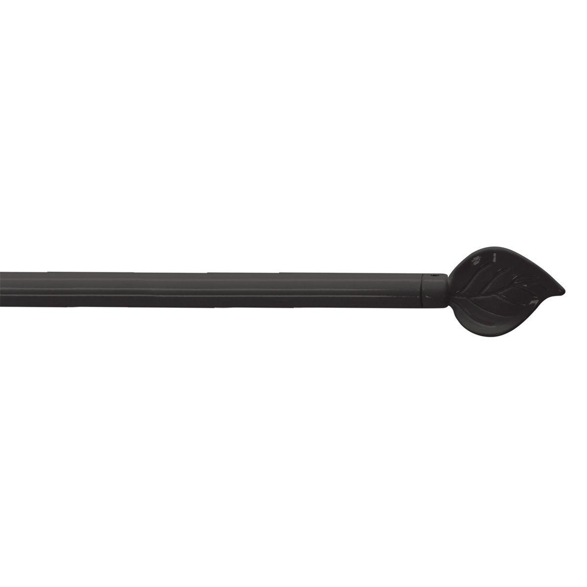 Douceur d'Intérieur Tringle déco extensible  folia  80-110cm anthracite