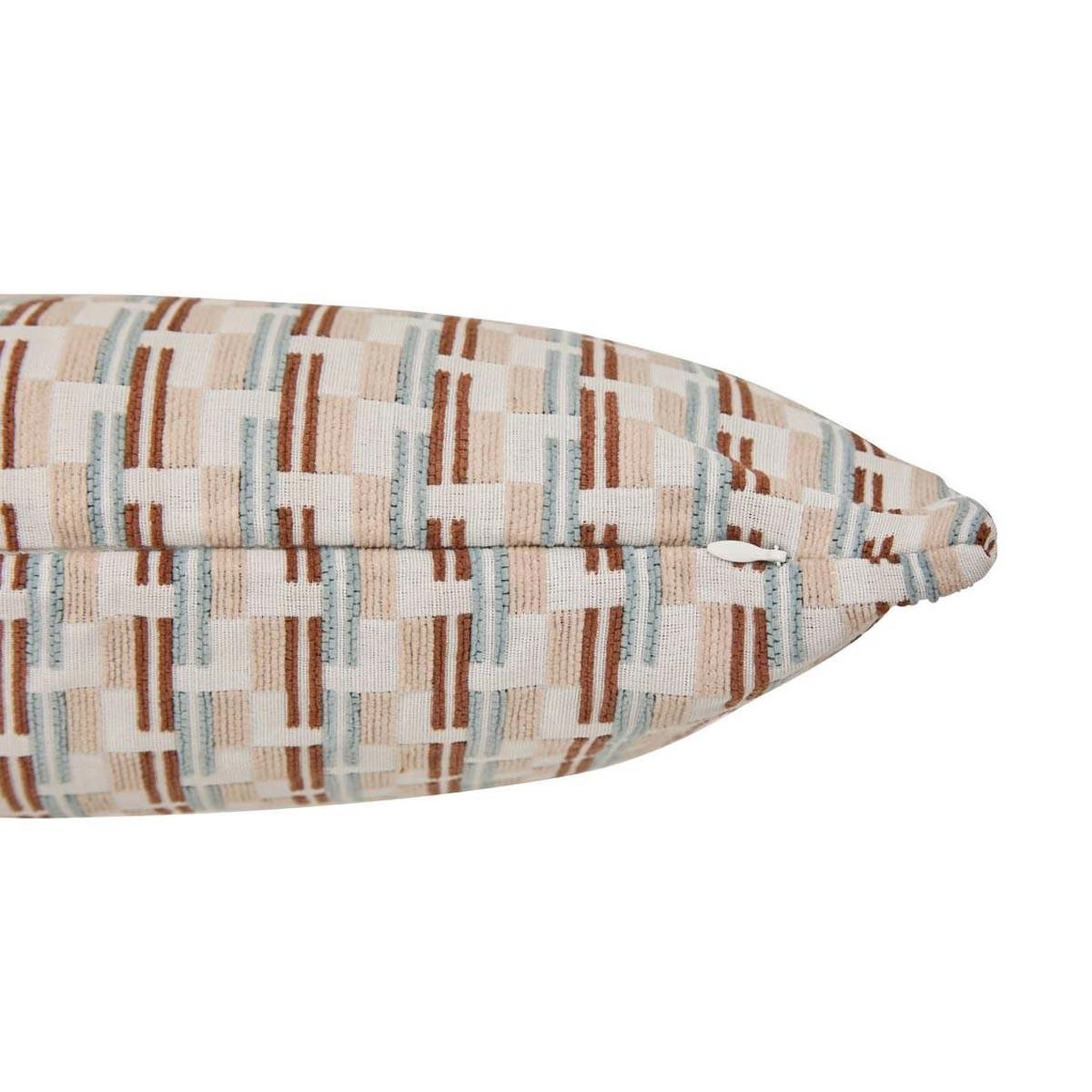 Voir la diapositive 2 : ATMOSPHERA Coussin déco en jacquard  skylounge  38x38cm multicolore