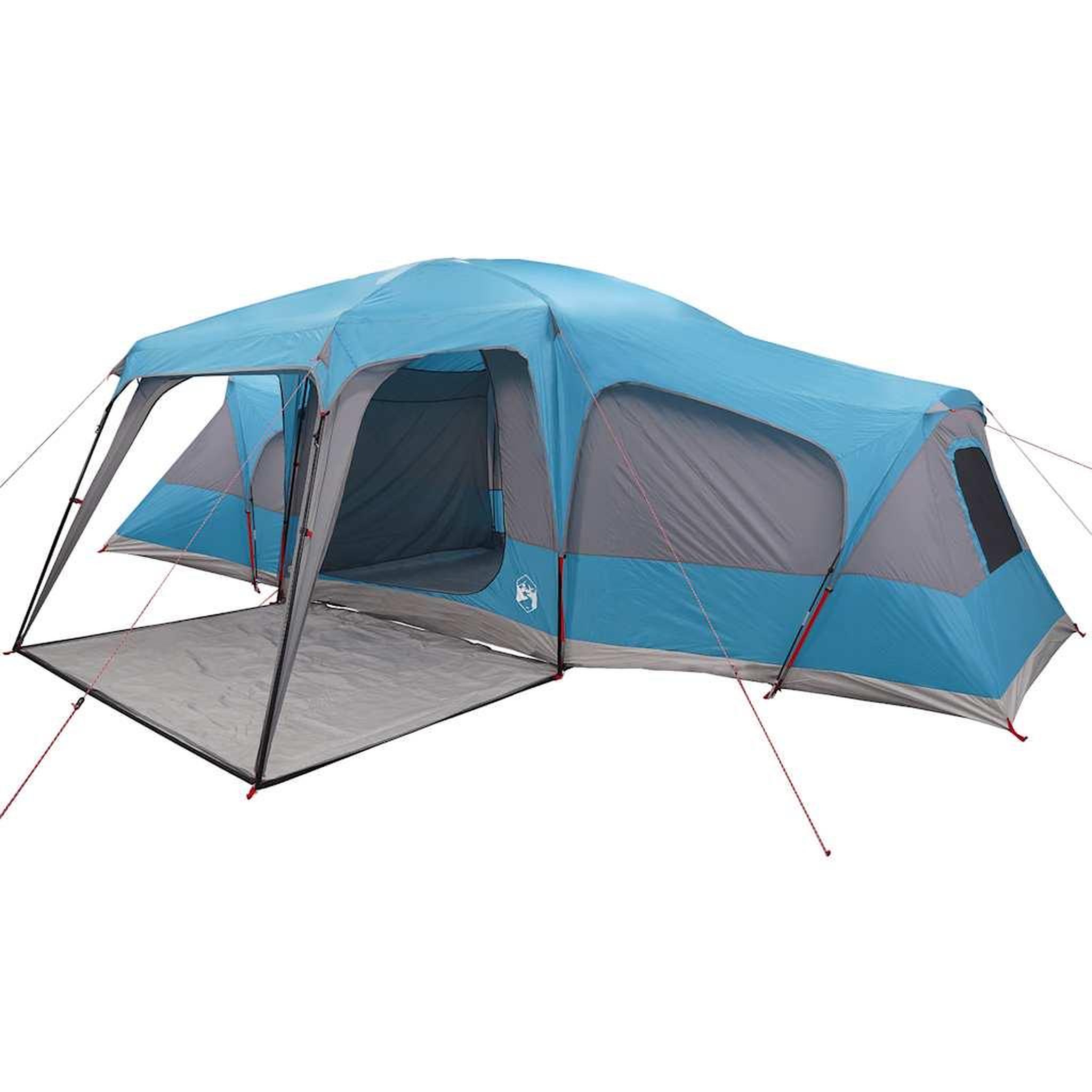 Voir la diapositive 4 : VIDAXL Tente familiale avec dome de porche 9personnes bleu impermeable