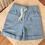 Voir la diapositive 6 : Petit Béguin Short enfant en toile de coton Kanha